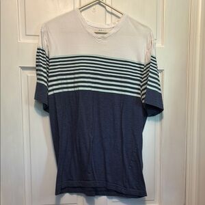 Nautical White and Blue Short Sleeve Tee